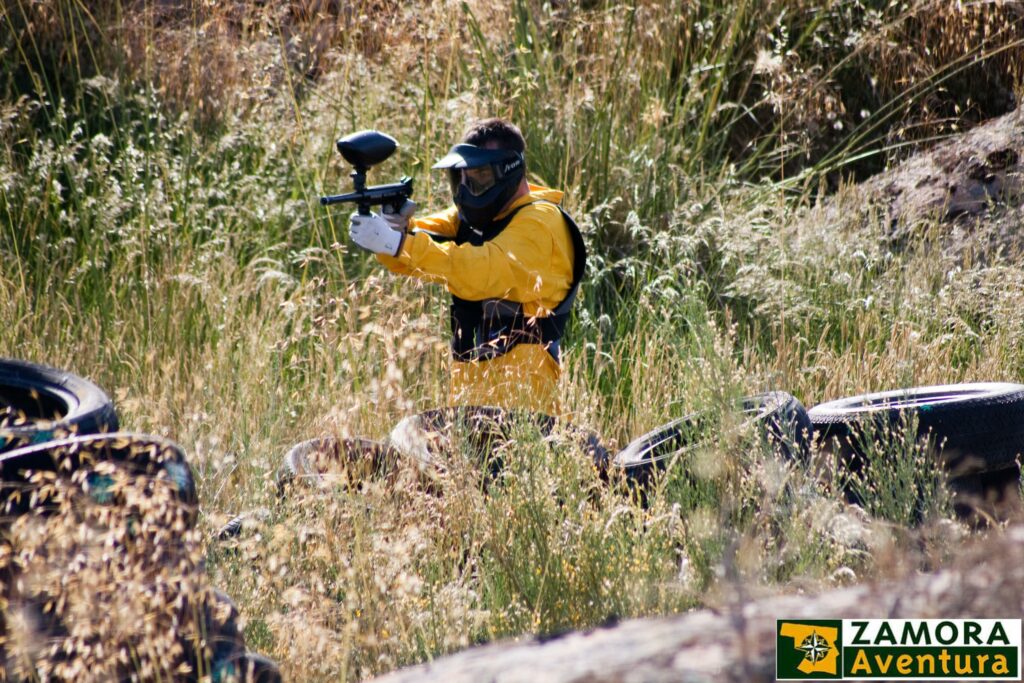 paintball en nuestro terreno