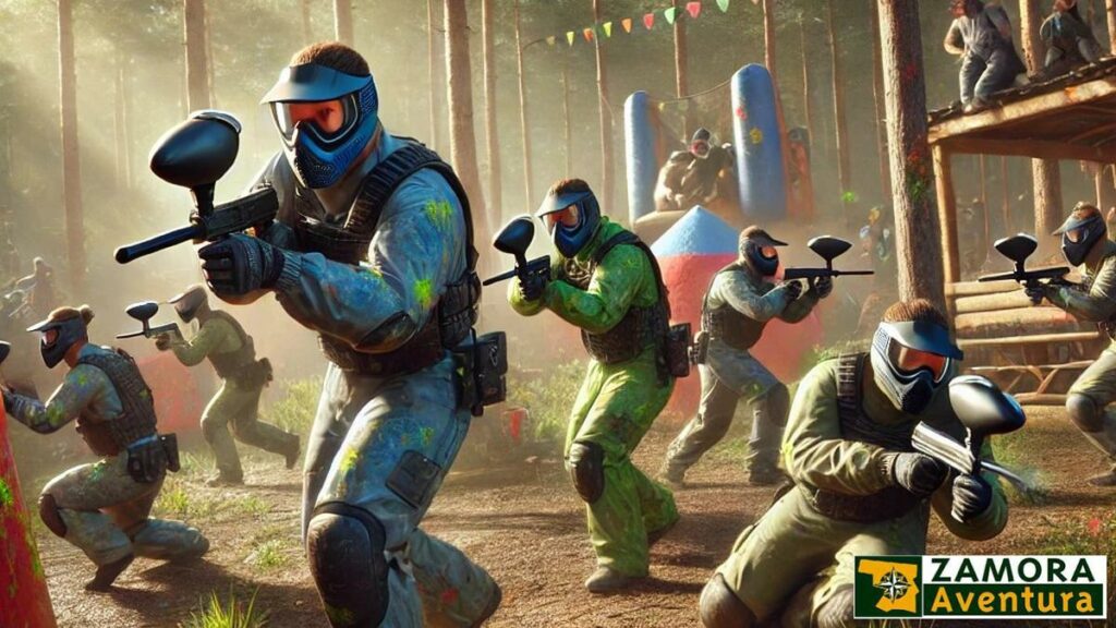 Cumpleaños con paintball
